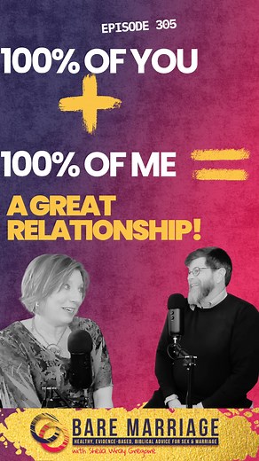 Healthy men want their wives to be able to completely show up in the marriage! Listen in to our discussion in episode 305 of the Bare Marriage podcast! | Bare Marriage