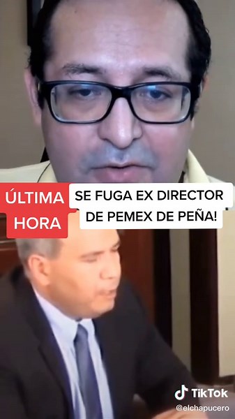 SE FUGA EX DIRECTOR DE PEMEX DE PEÑA!