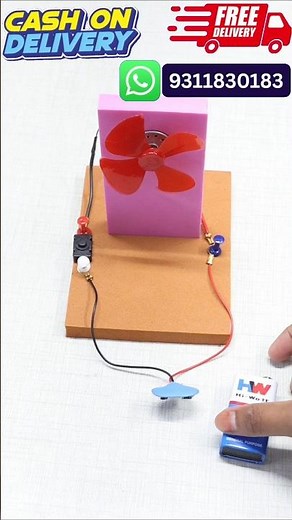 DIY Wind Mill Foam Science Project Working Model kit For Students #shortsviral #shortsvideo #shorts