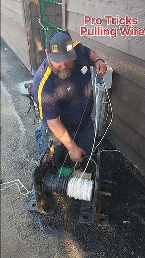 How to pull Electrical Wire Through Pipe Pro Trick part 1 #electrical #school #jacks4everthing