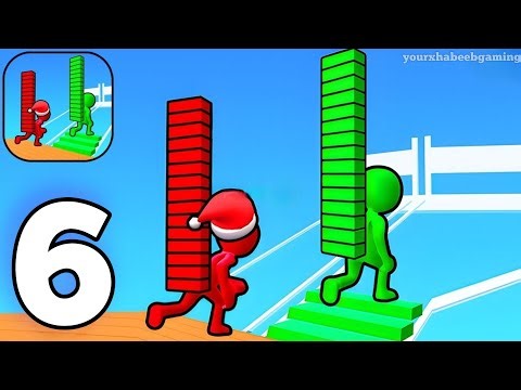 Bridge Race - Gameplay Walkthrough Part 6 Stickman Bridge Race (iOS, Android)