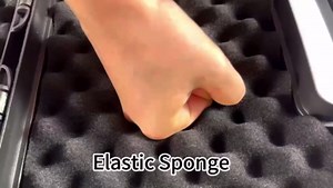 9mm Gun Case Lockable, TSA Approved Firearm Travel Case with 1 TSA Lock, Pistol Case Hard Shell, Gun Safe for Handgun, Pistol, Revolver - Shockproof Gun Storage 10.3 x 8.8 x 3 inch