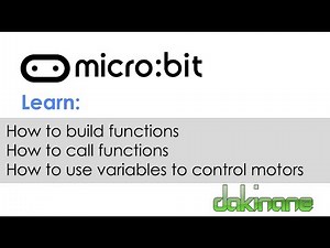 Building and calling functions in MicroBit Makecode