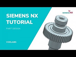 Tutorial How to Build Gear Shaft using Revolve Command in Siemens NX