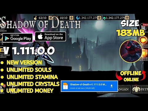 Shadow of Death Mod apk v1.111.0.0 || Terbaru 2025 - Unlimited Money