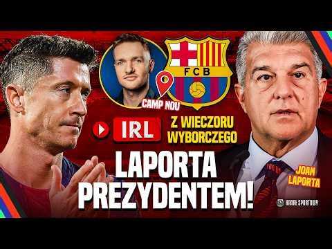 FC BARCELONA: WIECZÓR WYBORCZY! JOAN LAPORTA VS VICTOR FONT. OTO KULISY! IRL