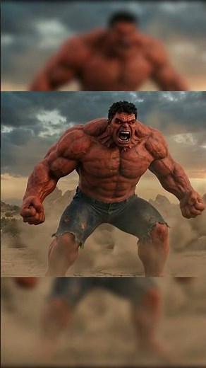 Red Hulk Vs Blue Hulk – Epic Animated Battle Ultimate Superhero Fight Scene #hulk