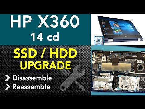 Hp X360 14 SSD Upgrade STEP By STEP
