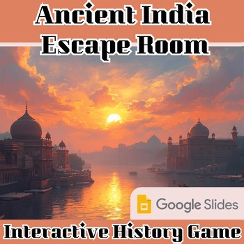 Ancient India Escape Room | Indus River Valley Activity | Ancient History Game