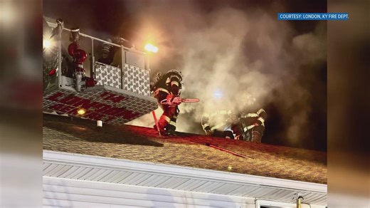 Two people in hospital after apartment fire in London, Kentucky