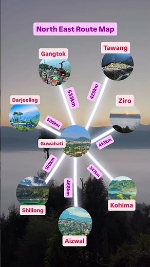 North East Route Map #northeast #travel #routemap