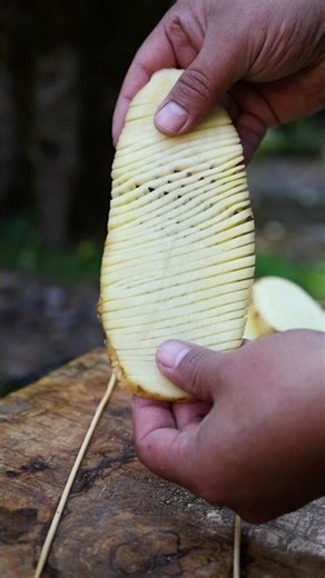 Super crispy potato spring 3.0 🥔 #shorts