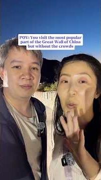 Best way to visit the Great Wall of China #chinatravel #traveltips #beijing #greatwallofchina