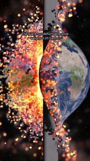 Thick Pole Placed Next to Earth?! 🌍😳 #spacesim