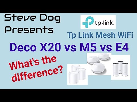 Tp Link Deco X20 M5 E4 Comparison!