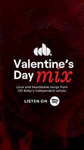 What kind of songs are perfect to listen to this week? That's right...love songs! We've put together a playlist of independent CD Baby artists to soundtrack your Valentine's week. Listen: https://spoti.fi/4aPXiWU Are you releasing new love songs this year? Let us know! | CD Baby