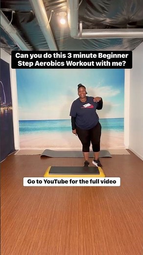 3 minute Beginner Step Aerobics Workout #beginnerstepaerobics #cardioworkout #cardiofitness
