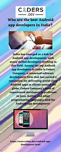 Who are the best Android app developers in India?