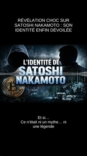 RÉVÉLATION CHOC SUR SATOSHI NAKAMOTO : SON IDENTITÉ ENFIN DÉVOILÉE - Et si ce n'était ni un mythe n