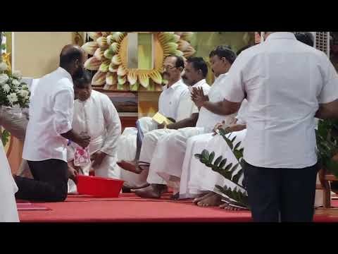Foot washing service// Pariyaram Church//