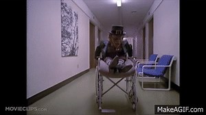 Leprechaun (9/11) Movie CLIP - Wheelchair Chase (1993) HD on Make a GIF