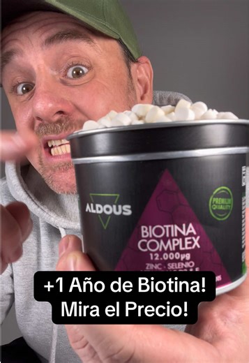 ✅ 1 Año de Biotina de @Aldous Bio ~ 400 Comprimidos! Aprovecha! ✨🛒✅ #suplementos #biotin #biotina #aldous #tiktokmademebuyit