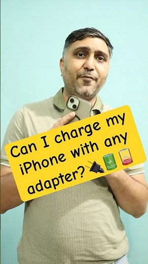 Is it safe to charge an iPhone with any type of power adapter?
