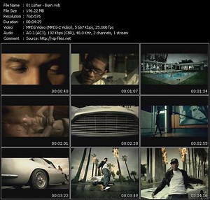 Usher burn video veve