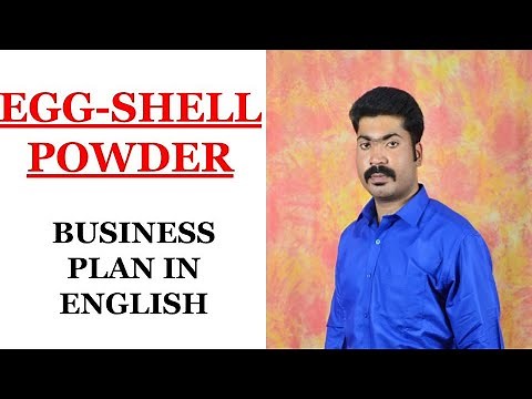 Egg-shell powder Business plan in English
