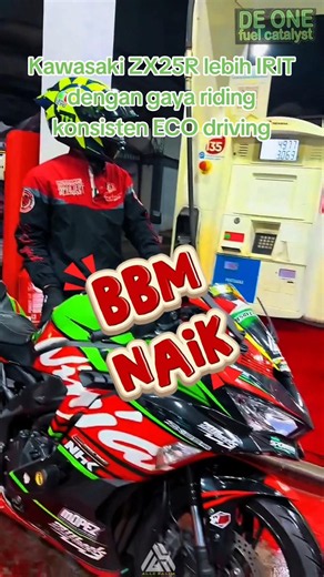 Kawasaki ZX25R Is More Fuel-Efficient with Consistent ECO Riding Style Using B5 Fuel Catalyst