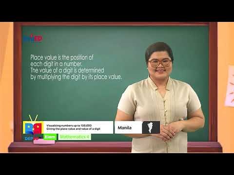 Grade 4 MATH Q1 Ep1: Visualizing numbers up to 100,000 Giving the place value and value of a digit