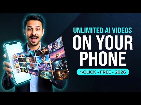 How I Created Unlimited AI Videos on Mobile | 1-Click FREE Automation (2026)