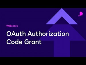 OAuth Authorization Code Grant | Webinars