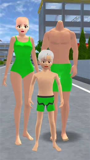 Super sakura School simulator Jump Transformation 😱 | No Neck to Neck + Hair Change 🤖🔥