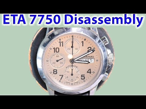 ETA 7750: Part 1 - Disassembly
