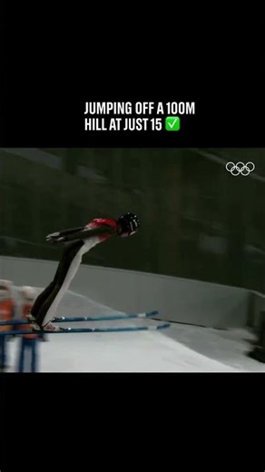 Anezka Indrackova became one of the youngest Olympic ski jumpers ever at Beijing 2022. 🤩