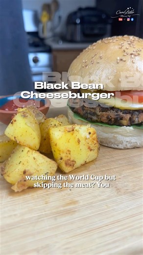 The Ultimate Vegetarian Black Bean Cheeseburger