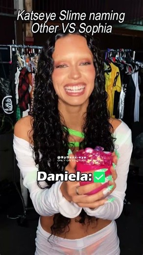 #KATSEYE How others VS Sophia name a Slime!?? #daniela #yoonchae #viral #explore #kpop
