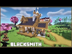 How to build Japanese Blacksmith Tutorial in Minecraft