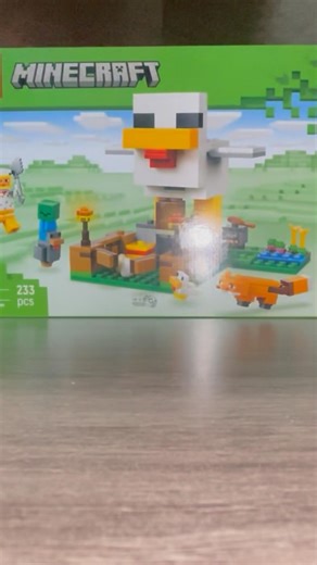 LEGO Minecraft Chicken Farm 21585 Review! #lego #legominecraft #legoreview #shorts #shortsfeed #fyp