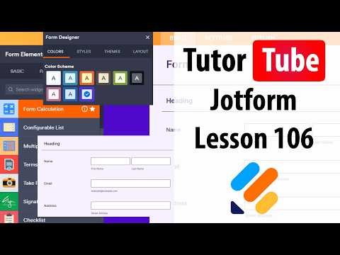 Jotform - Lesson 106 - Code Editor Widget