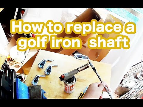 How to replace a golf iron shaft