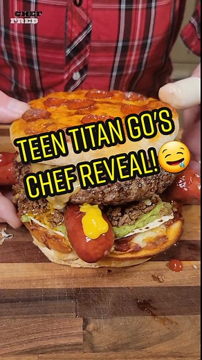 Battling Hunger With Teen Titan GO's Superhero Supper!😋 #teentitans #teentitansgo #teentitan #teentitansrobin #teentitansgomovie #hotdog #burger #pizza #taco #fyp #trendingtiktokviral @albert_cancook