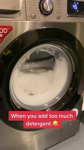 LG Direct Drive Washing Machine Overflows with Too Much Detergent