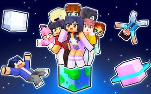 【Aphmau】我的世界|十个小伙伴在一个小块块上10 FRIENDS on ONE MINI EARTH In Minecraft!