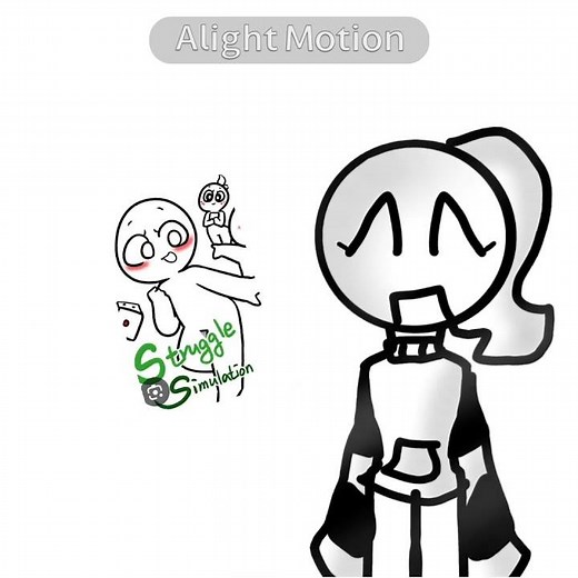 struggle simulator animation meme #animation #fyp