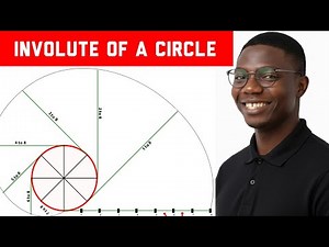 Involute of a Circle in | Technical Drawing| Engineering Drawing
