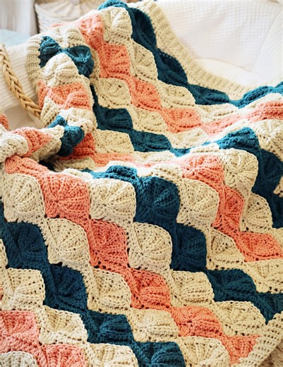 CROCHET PATTERN Shells Counterpane - Make a Blanket or Throw of Any Size - PDF Download - Etsy Canada