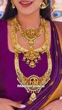 Royal Antique Gold Bridal Set With Thussi Haram ✨ | Vega Jewellers