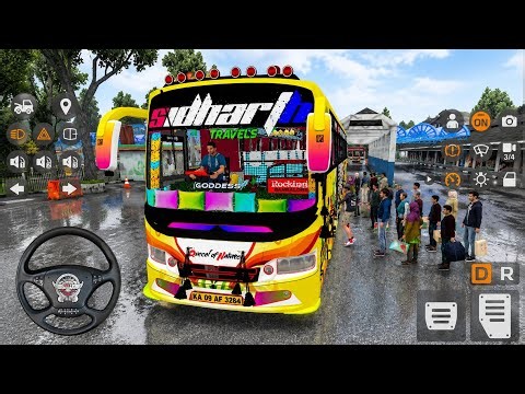 💥Bus Simulator Indonesia Gameplay | Long Route Passenger Bus Driving | Ultra HD